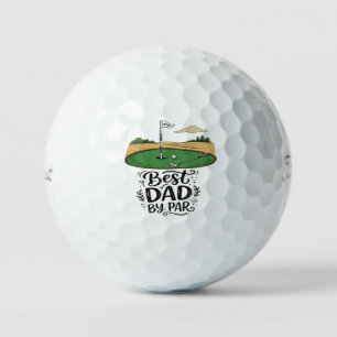 Best Dad By par Titleist Golf Balls - Pro V1 Gift