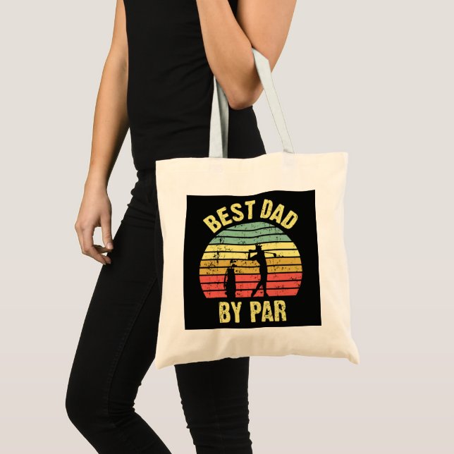 Best Dad By Par Tote Bag (Front (Product))