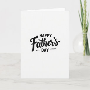 Best Dad Calligraphy Art Card