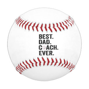 Best Dad Coach Ever Baseball Father's Day Gift 
