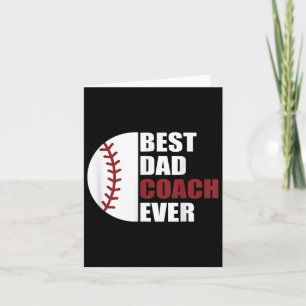 Best Dad Coach Ever Sell Fathers Day Sell Dad Coac Card