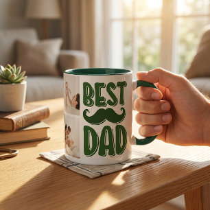 Best Dad Custom Photo Father's Day Gift For Dad Mug