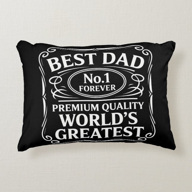 Best Dad Decorative Cushion (Front)