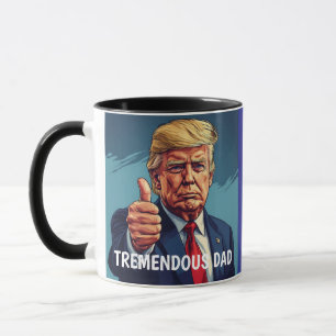 BEST DAD DONALD TRUMP COFFEE MUG