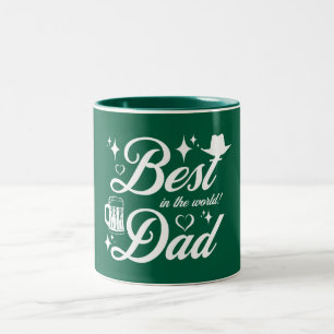 Best Dad Elegant Design Two-Tone Coffee Mug