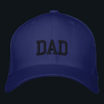 Best Dad Embroidered Hat<br><div class="desc">Custom Father's day design</div>