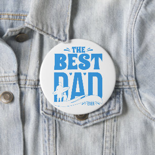 Best Dad Ever 10 Cm Round Badge