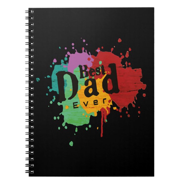  Best Dad Ever 2023 T-Shirt Notebook (Front)