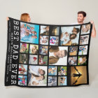 BEST DAD EVER 27 Photo Collage Your Text Black