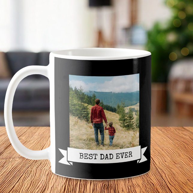 Best Dad Ever 2 Photo Coffee Mug (Creator Uploaded)