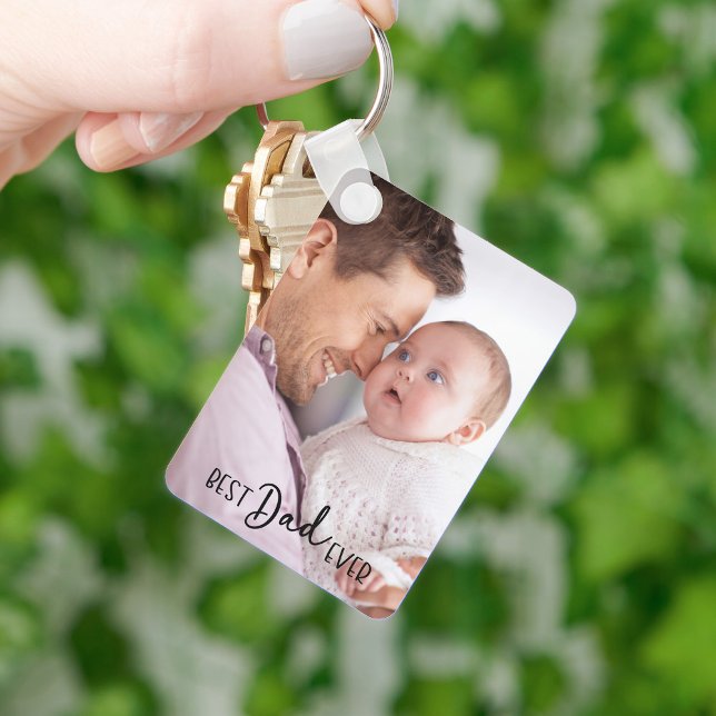 Best Dad Ever 2-photo  Key Ring (Creator Uploaded)
