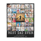 BEST DAD EVER 33 Photo Collage Your Text & Colour