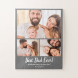 Best Dad Ever! 3 Custom Photos Jigsaw Puzzle<br><div class="desc">Introducing our "Best Dad Ever! Custom 3Photos Father's Day Puzzle" – a heartfelt and unique gift to celebrate the special father figure in your life. This puzzle allows you to customise it with a personal message and a favourite photos, adding a personal touch to your Father's Day gift, birthday, Christmas...</div>
