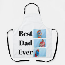 Best Dad ever 3 Photo Collage Father's Day Gift