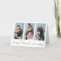 Best Dad Ever | 3 Photo Father's Day