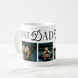 Best Dad Ever 3 Photos Heart fathers Day Gifts Coffee Mug