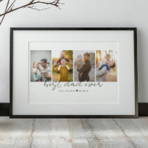 Best Dad Ever 4 Photos Collage Custom