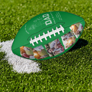 Best Dad Ever   5 Photo Father's Day Football