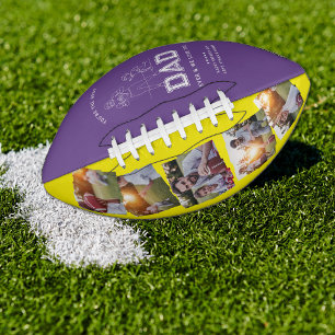 Best Dad Ever   5 Photo Father's Day Football