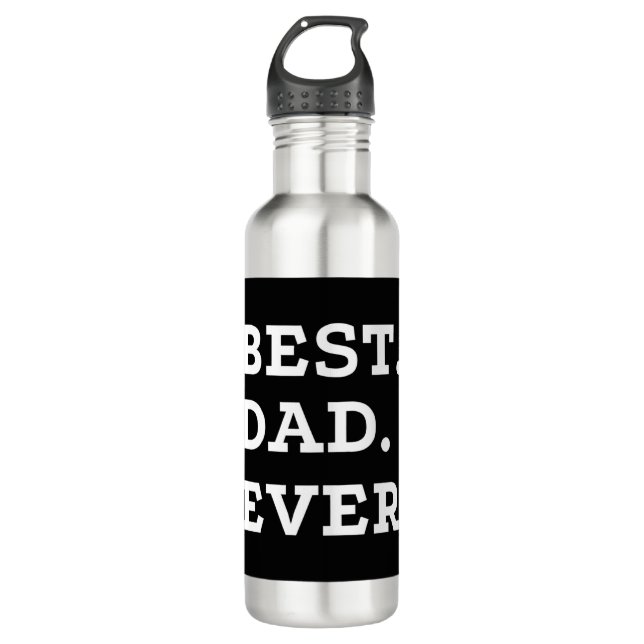 Best Dad Ever 710 Ml Water Bottle (Front)
