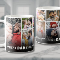 Best Dad Ever 8 Photo Collage Fathers Day
