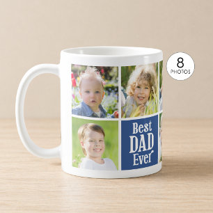 Best Dad Ever 8 Photos Coffee Mug