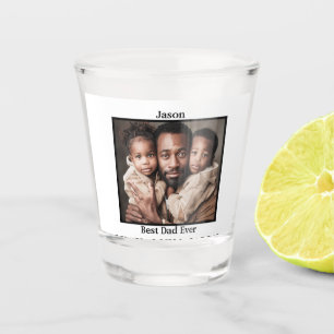 Best Dad Ever African American personalise  Shot Glass