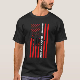 Best Dad Ever Albania Albanian Dad T-Shirt