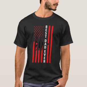 Best Dad Ever Albania Albanian Dad T-Shirt