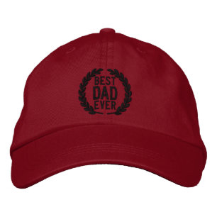 Best Dad Ever All Star SuperDad Embroidery Embroidered Hat