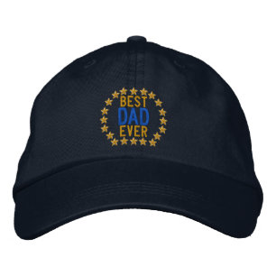 Best Dad Ever All Star SuperDad Embroidery Embroidered Hat
