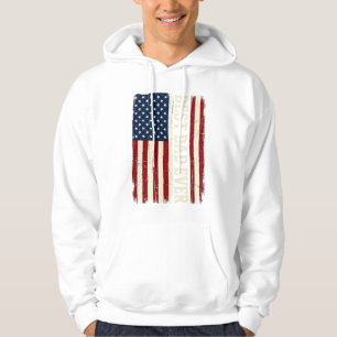 Best Dad Ever American Flag Vintage Vector Shirt_1 Hoodie