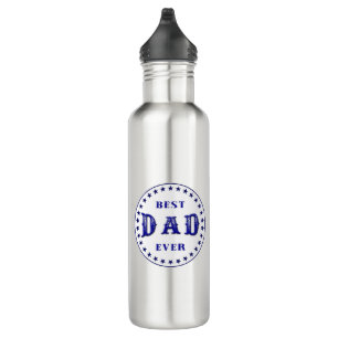Best DAD Ever Badge Logo Design 710 Ml Water Bottle