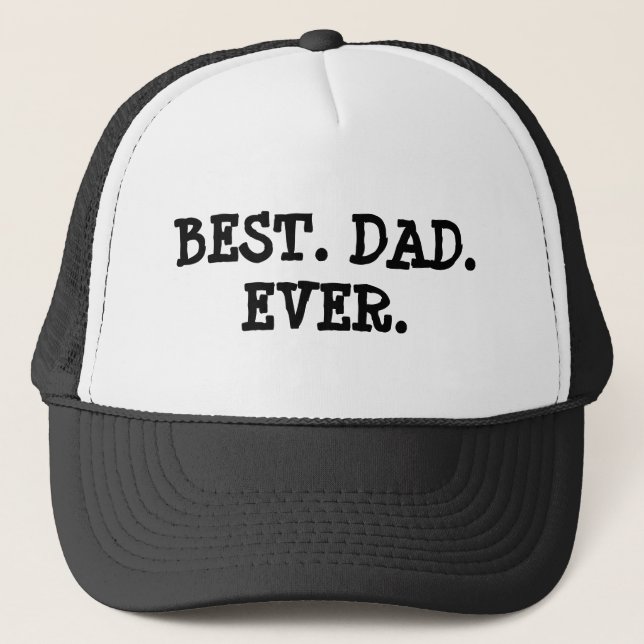 Best Dad Ever Baseball Cap (Front)