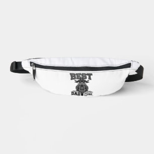 Best Dad Ever Biker Vintage Engraving T-Shirt_1 Bum Bags