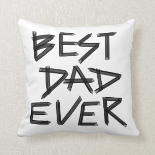 Best Dad Ever Black Paints (Customisable Colour) Cushion