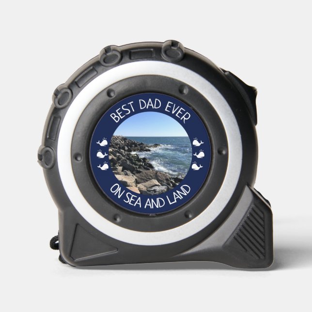 Best Dad Ever Blue Ocean Photo 1 (Front)