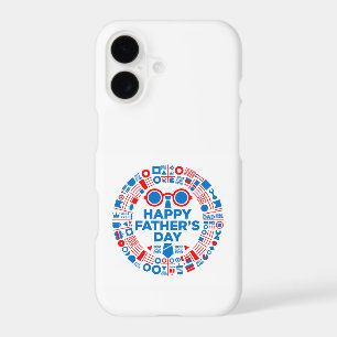 Best Dad Ever Blue Red Graphic Gift for Dad