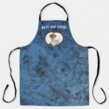 Best Dad Ever, Blue Solid colour Photo rusted meta