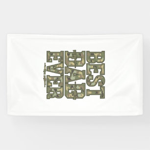 Best Dad Ever Camo Vintage Engraving Design_1 Banner