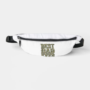 Best Dad Ever Camo Vintage Engraving Design_1 Bum Bags