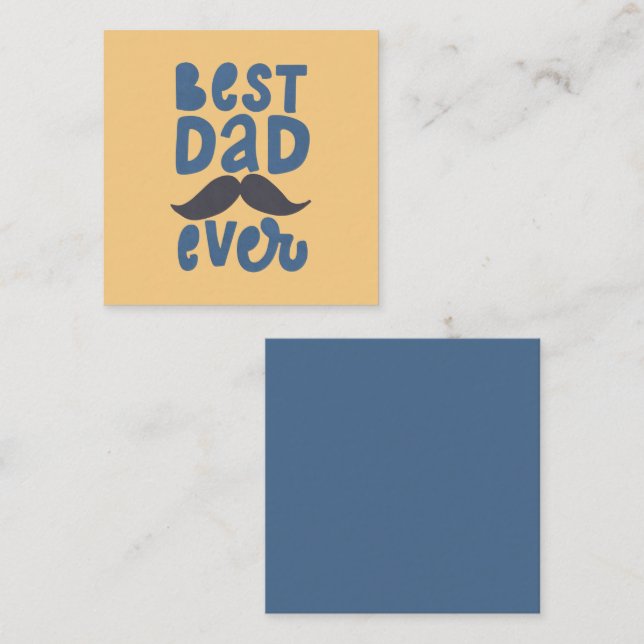 Best Dad Ever Card (Front/Back)