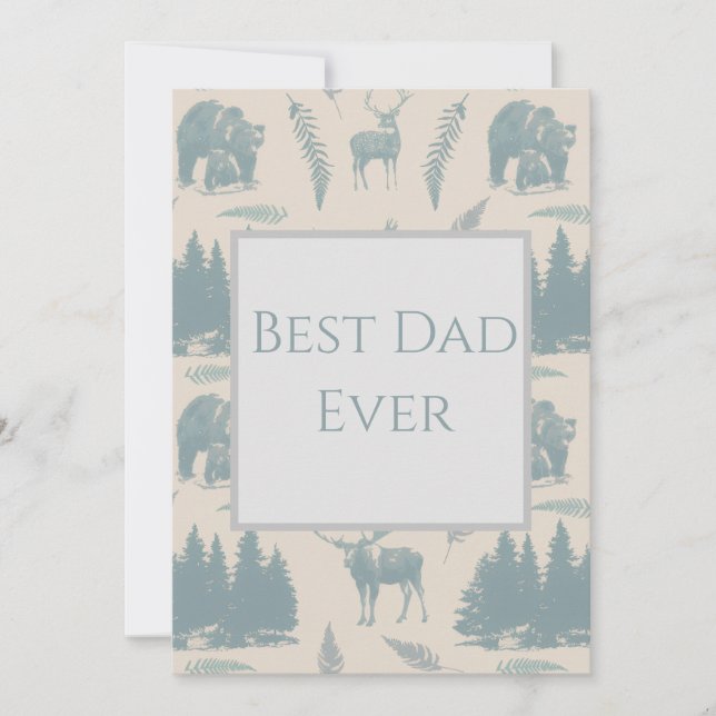 Best Dad Ever Card (Front)