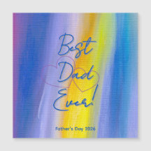 Best Dad Ever! Card Magnet