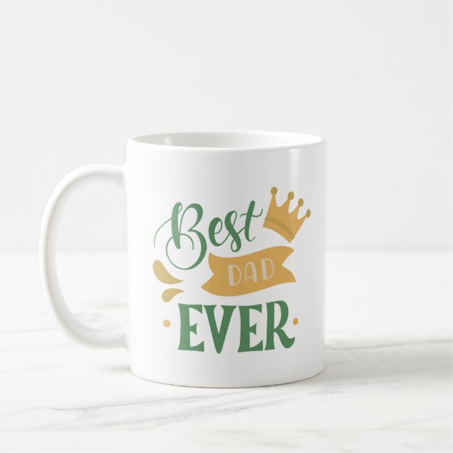 best dad ever coffee mug (Left)