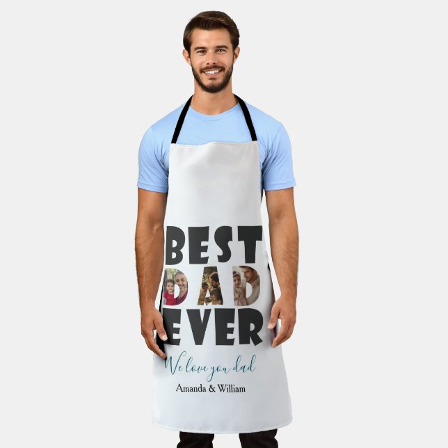 Best Dad Ever cooking Apron (Worn)