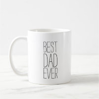 Best Dad Ever Cool Typography