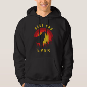 "Best Dad Ever" Coyote Wolf Sunrise Hoodie