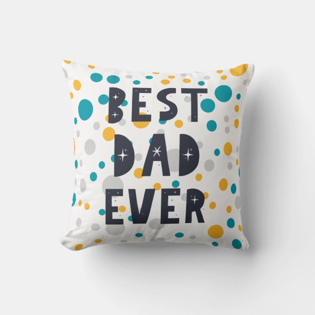 Best Dad Ever Cushion (Front)