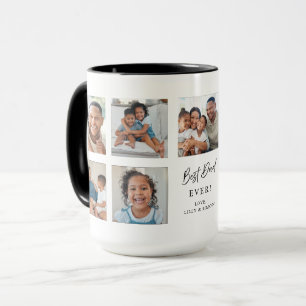 Best Dad Ever Custom 9 Picture Gallery Multi Photo Mug
